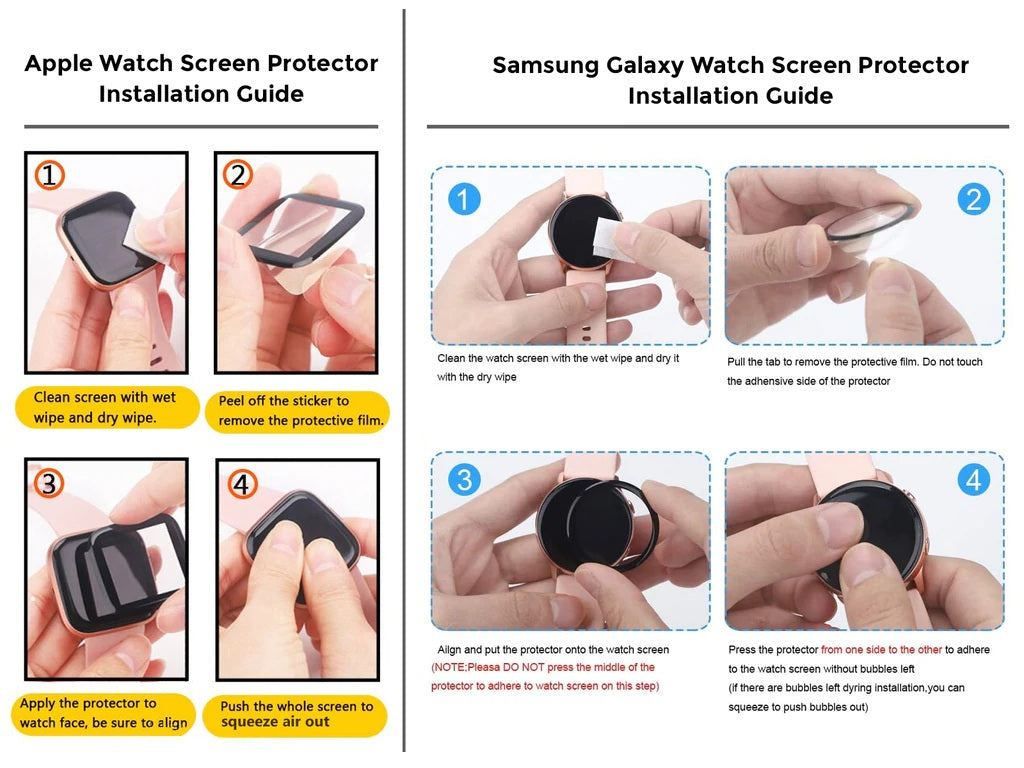 Lot de 2 protecteurs d'écran incurvés en verre trempé à couverture complète pour Apple Watch Series 10 Lot de 2 protecteurs d'écran incurvés en verre trempé à couverture complète pour Apple Watch Series 10